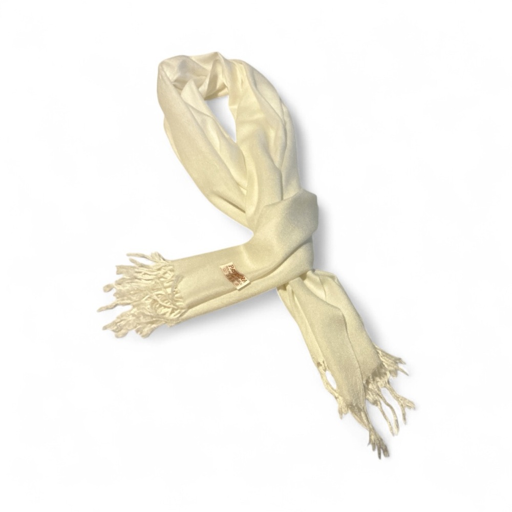 Pashmina Cream Wrap Scarf